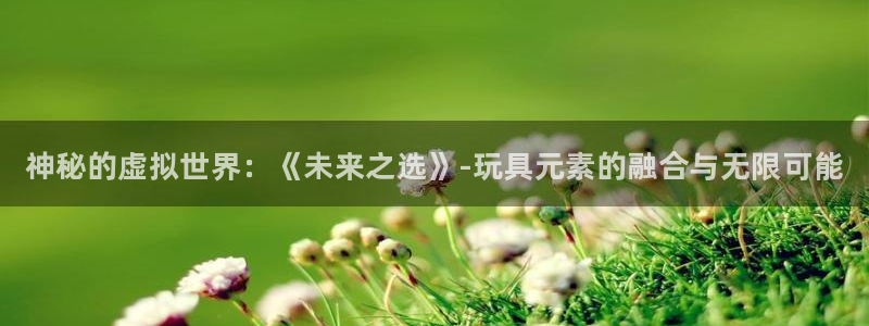 高德娱乐娱乐：神秘的虚拟世界：《未来之选》-玩具元素的融合与